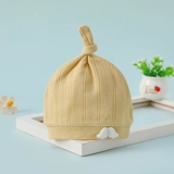 Детская летняя тонкая дышащая хлопковая шапка для новорожденных подходит для мужчин и женщин для выхода на улицу