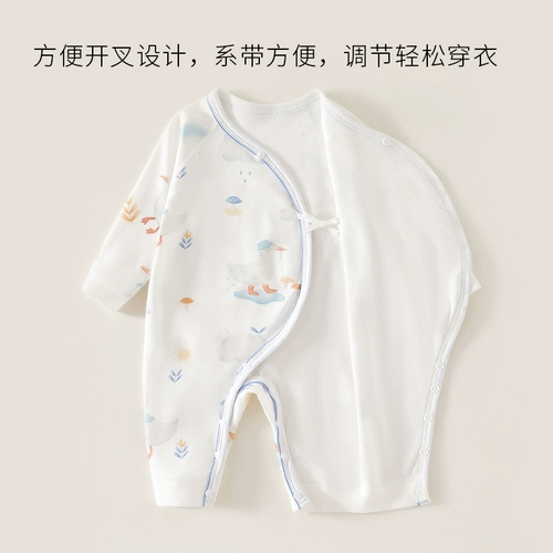 Хлопковый детский комбинезон для новорожденных для младенца, детское демисезонное нижнее белье, пижама