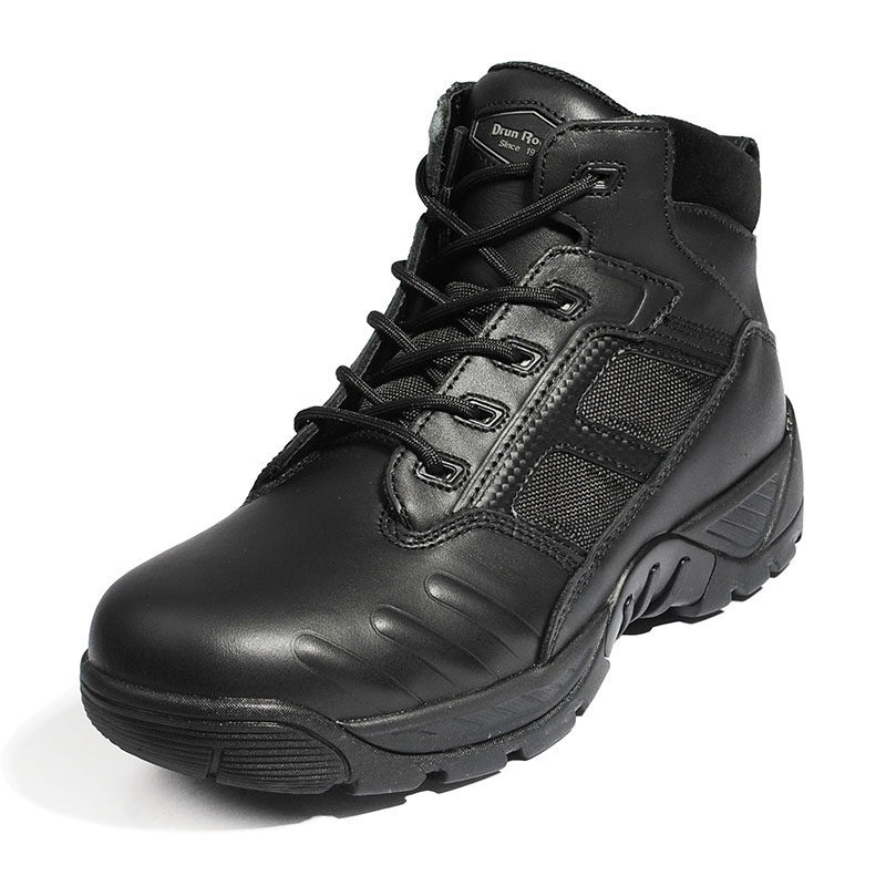Junlock D12013 stab-proof tactical boots leather combat boots military fans shoes boots men's land combat boots winter flight boots