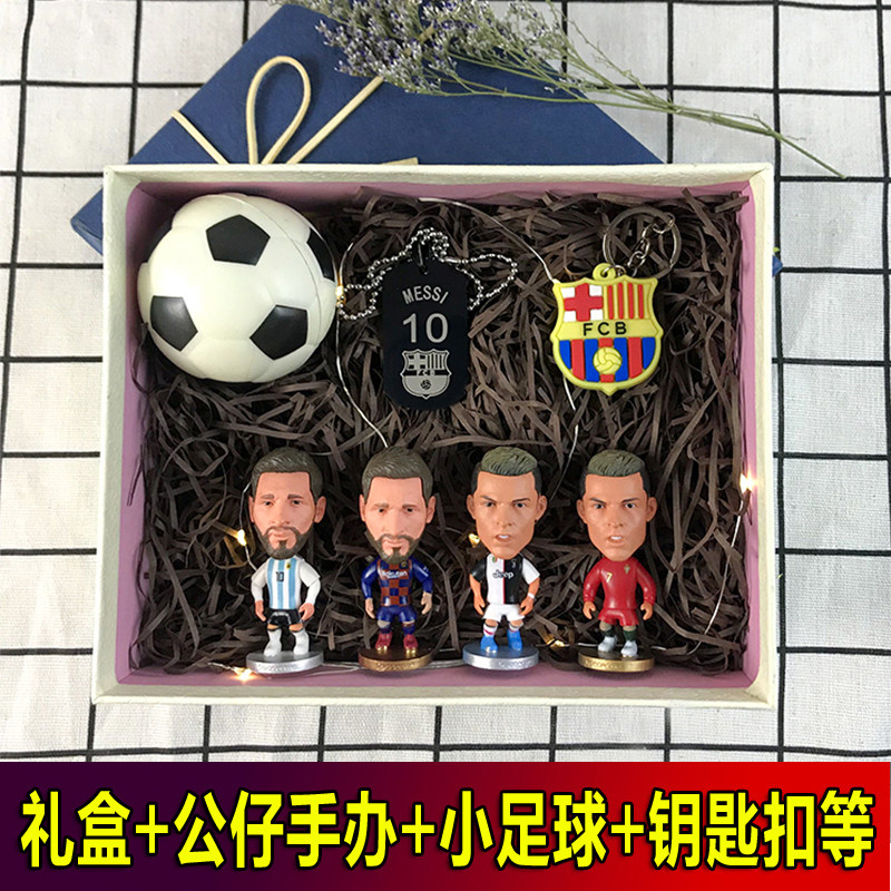 Messi C Ronaldo Neymar football doll model peripheral souvenir doll decoration jersey birthday gift for men