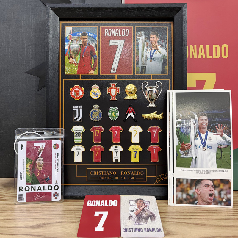 Cristiano Ronaldo Merchandise, Messi Jersey, Neymar, Mbappé, Football Badges, Photo Frames, Birthday Gifts, Souvenirs for Fans Cristiano Ronaldo Merchandise, Messi Jersey, Neymar, Mbappé, Football Badges, Photo Frames, Birthday Gifts, Souvenirs for Fans