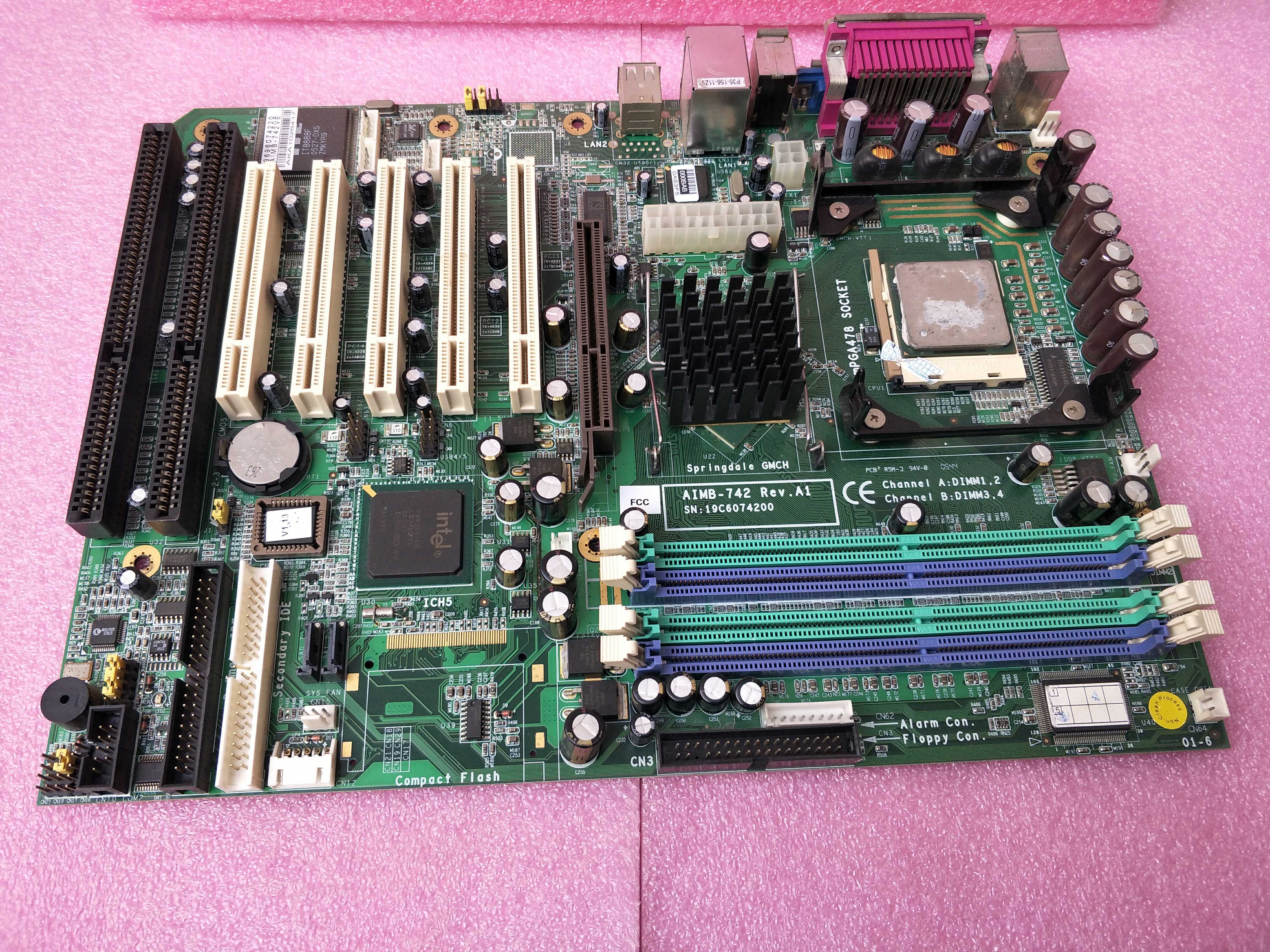 Original assembly and disassembly machine AIMB-742 REV A1 nine percent new AiMB-742 physical figure