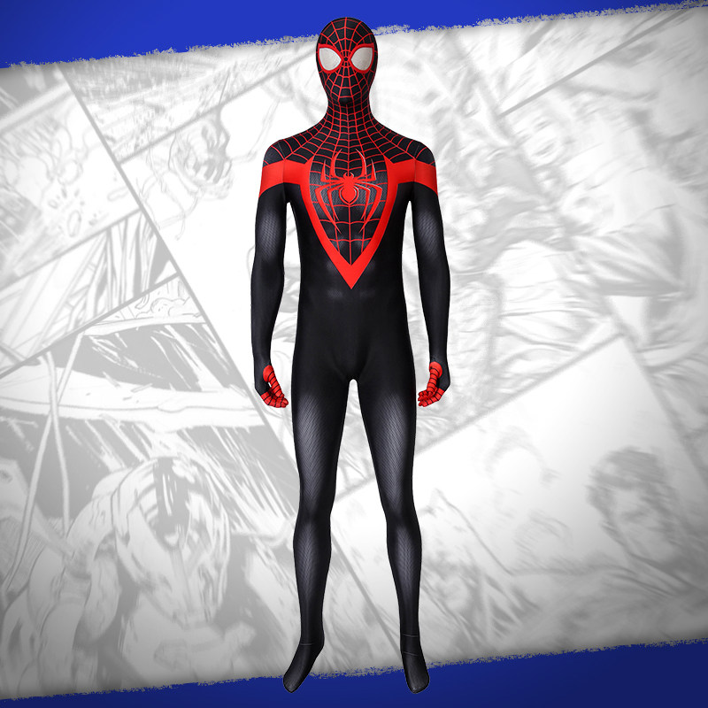 Comics Spiderman ps5 Ultimate Spider Man Cos Miles Morales Tights Cosplay