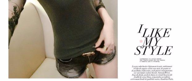 Đầm ren nữ tay dài xuân hè 2018 mới thời trang áo thun cổ chữ V gợi cảm Slim mỏng hoang dã áo thun thủy triều áo thun dài tay nữ
