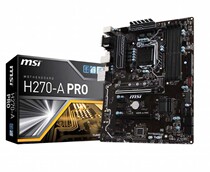 MSI microstar H270-A PRO ATX motherboard with DP outlet supports 67 generation CPU support 6 cards