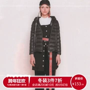 FX ~ 茜 sê-ri ● Phụ nữ mùa đông 2018 thời trang mới phần ngắn khâu áo khoác sáng tạo áo khoác thủy triều