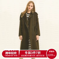 Ti series ● hàng hiệu giảm giá nữ 2018 mùa đông mới có chất liệu áo len nữ hai mặt đắt tiền áo khoác nữ đẹp