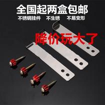 Inscription T Shaped Stainless Steel Tile Pendant Dry Hook Fastener Hung Wall Fixed Theorizer Dry Hanging Marble Accessories Hang
