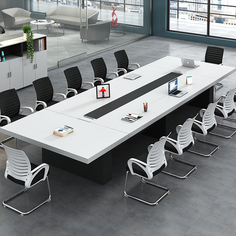 Office Conference Table Long Table Training Table Meeting Reception Negotiation Table And Chairs Combination Big Table Sub Long Table Bench