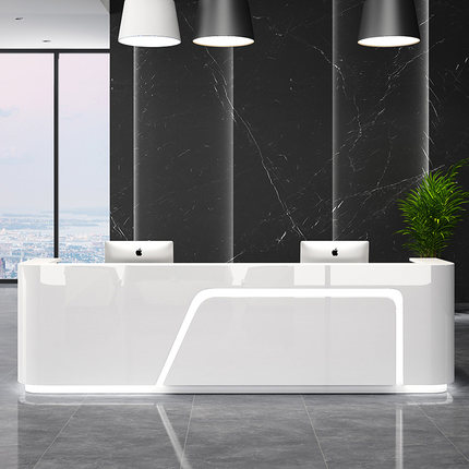 Master's company Custom Creative Baking Varnish Brief to make an office Former desk Desk Reception Desk Desks Cashier Counter Bar Counter