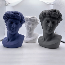 Creative people like retro Au-style art vases Ceramic Heads Flower Pots David plaster sculptures like flower floral pendulum pieces