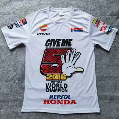 New MOTO GP 93 Marquis Knight T-shirt locomotive commemorative car fan quick dry short sleeve t-shirt