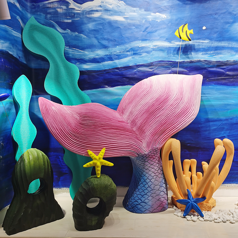 Summer Ocean Theme Decorative Lighthouse Mermaid Shopping Mall Window Dp Point Seaside Scene Layout Photography Props Summer Ocean Theme Decorative Lighthouse Mermaid Shopping Mall Window Dp Point Seaside Scene Layout Photography Props