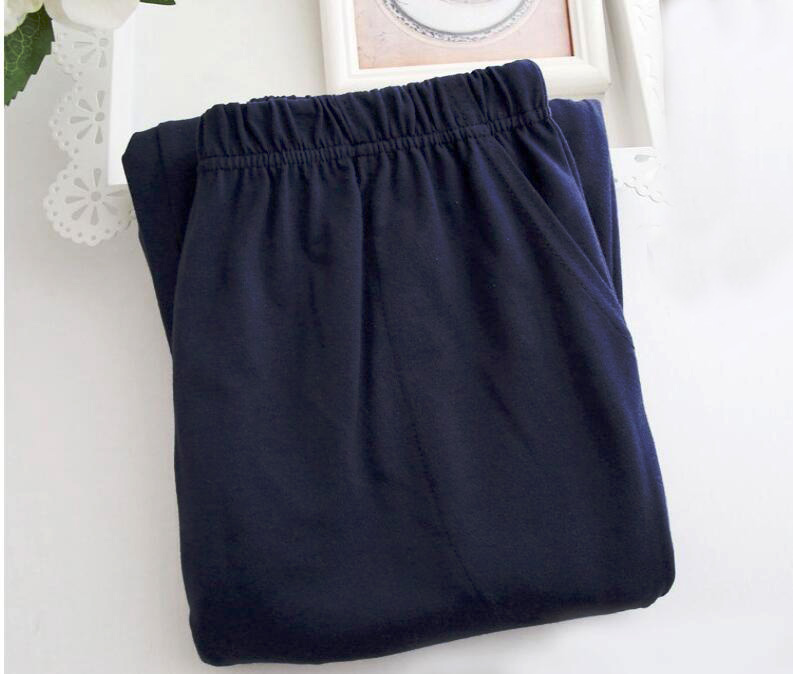 Quần pyjama nam Quần mùa thu và mùa đông Cotton Home Kích thước lớn đáng tin cậy có thể mặc bên ngoài buổi sáng giới trẻ chạy quần thể thao bộ mặc nhà