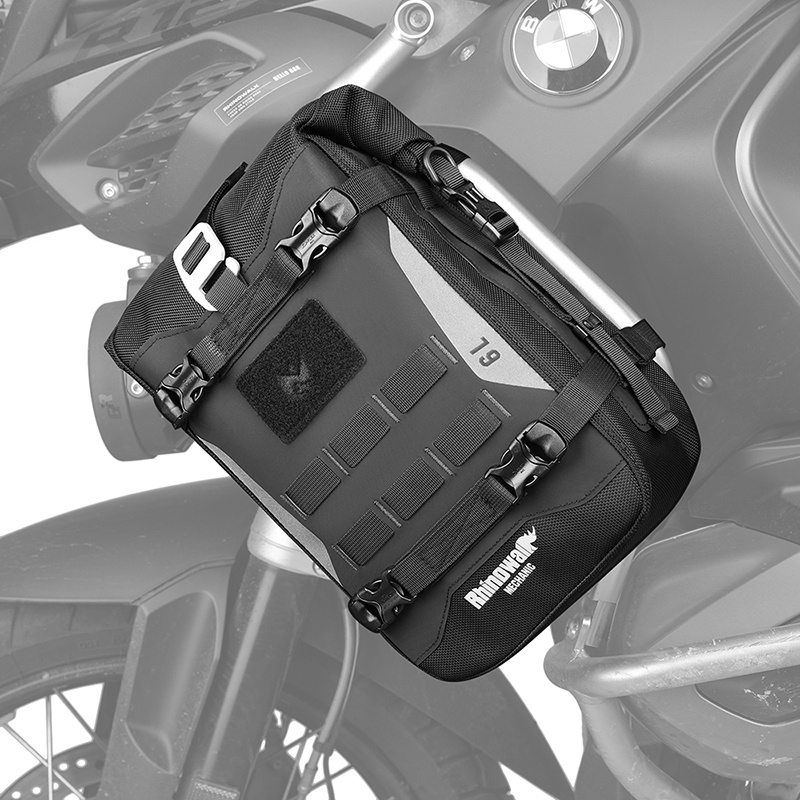 Rhino Wander Motorcycle Guard Bag Motorcycle Waterproof Side Bag Universal Motorcycle Bracket Side Bag Mechanic Series
