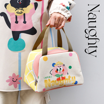 Lunch Box Bag Office Workers Commute Portable Clothing Bag Hands Carry Fashion Waterproof Oil-Proof Insulation Lunch Bag Large Capacity