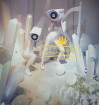 Long show bar party gogo camera stage props luminous Wia headdress lighting modeling costumes