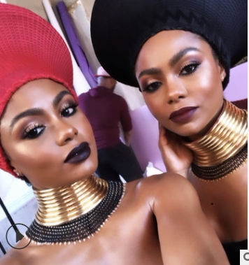 African Tribal Gold Collar Vintage Ethnic style jewelry Wide Necklace Gold Silver Metallic texture Neck ring