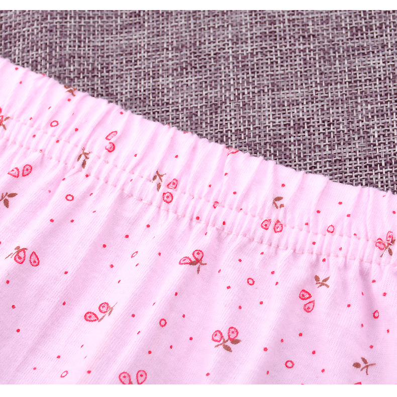 Quần lót nữ tam giác và trung niên, quần lót mẹ cao eo quần short cỡ lớn rộng bằng vải cotton mỏng quần lót cạp cao