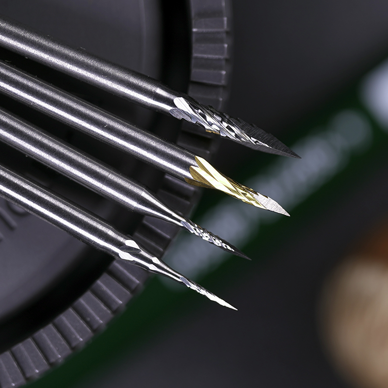 Ho Yoyu Olive Hedgehog Needle Tungsten Steel Triangle Engraving Knife Hedgehog Needle Treasure Sword Knife Nuclear Sculpture Tool Umbrella Knife Light Knife