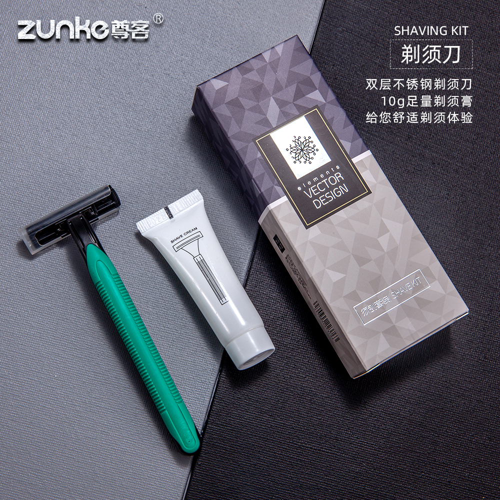 Hotel Guest Bathroom DISPOSABLE SILVER RHYME CARD CASE SHAVE WITH MACHETE OUTDOOR TRAVEL SUPPLIES MANUAL SHAVE KNIFE