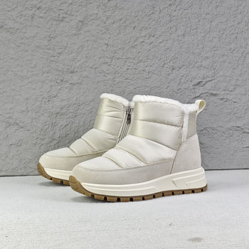 Women's snow boots, winter warm cotton shoes, thick soles for women