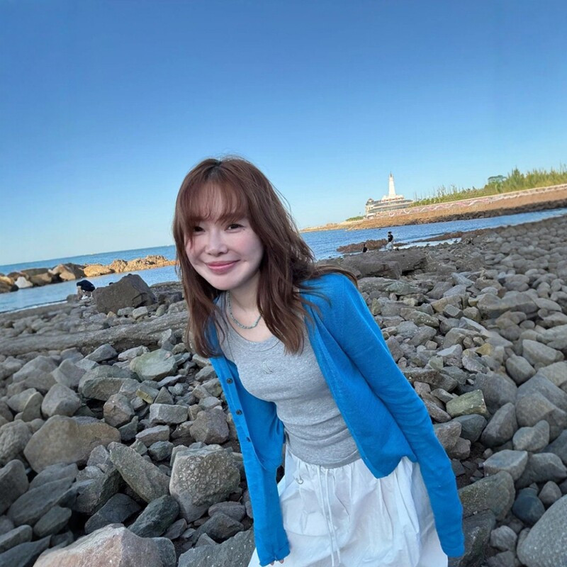 Klein Blue Thin Ice Silk Knitted Cardigan for Women, Summer Slip Dress Outerwear, Sun Protection Cover-Up, Short Jacket Top
