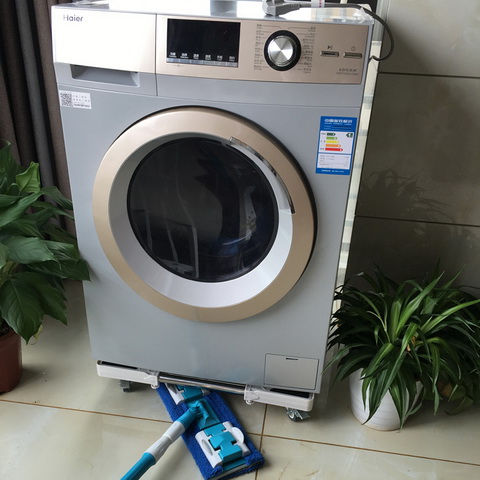Haier Sanyo Rongshida cơ sở máy giặt phổ quát ròng rọc khung thép không gỉ tủ lạnh di động nâng cao - Kệ kệ treo