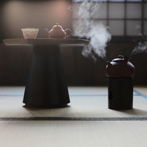 Taicu Lianhuatang Black Walnut Tea Table Tea Table Tea Table Sugong Copper Charcoal Furnace