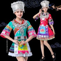 Miao dance performance to serve female Guangxi Zhuang Yao ethnic minority dance suit Yunnan Yi ethnic performance clothes