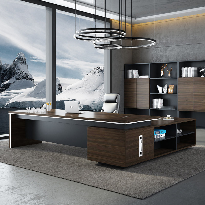 Office furniture boss desk atmospheric fashion president general manager desk big class supervisor job