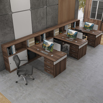 Office desk 234 person double office desk and chair combination staff office finance desk staff station