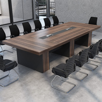 Large office conference table office furniture table and chair combination conference table training negotiation table thickened desk