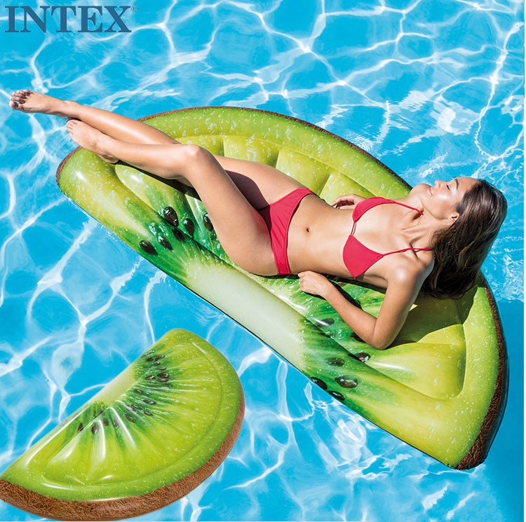 Original fit INTEX inflatable floating and floating bed water bed beach cushion beach cushion fruit floating plate water exhaust cushion