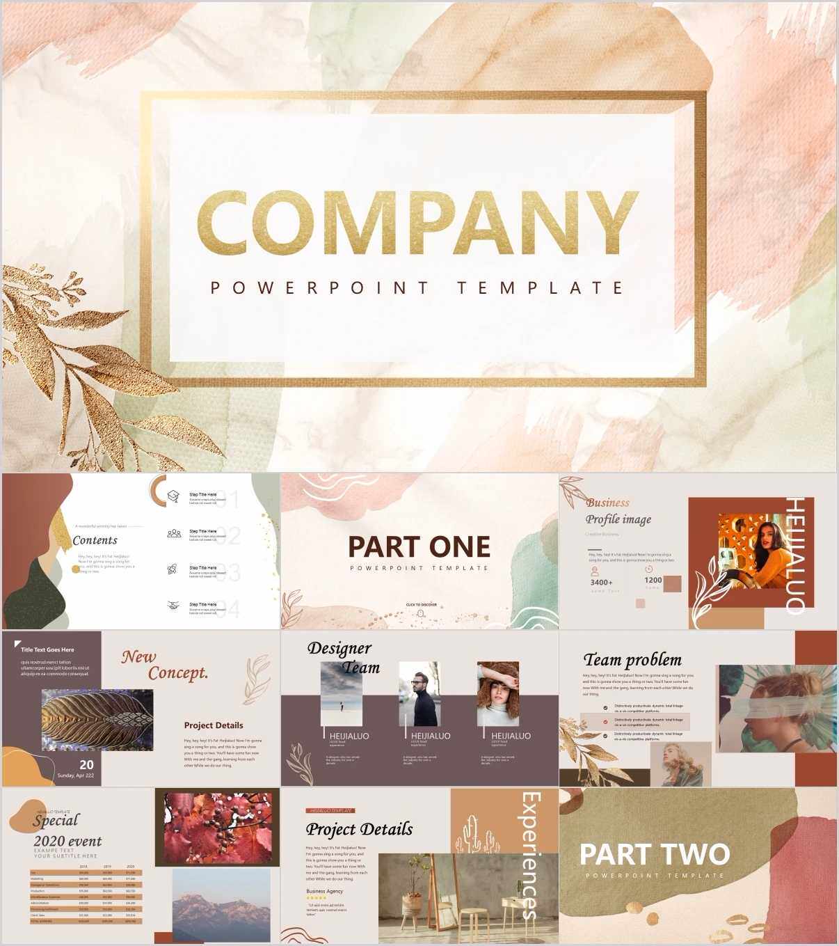 PPT模板 39套莫兰迪色系高级感精美设计PPT产品报告总结工作汇报  ppt模板高端文艺莫兰迪风动态简约清新大气ins风工作总结通用素材