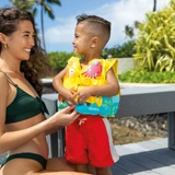 Intex, оригинальный детский спасательный жилет для младенца, надувной купальник, безопасная подушка безопасности