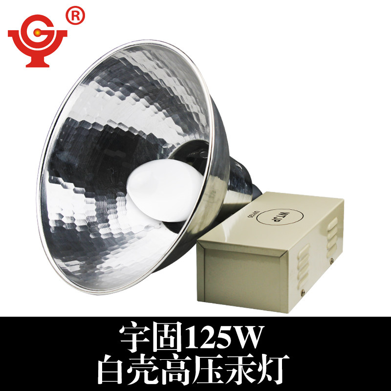 Ugfix UV no-film glue curing lamp baking lamp UV high-pressure mercury lamp Philips 125 W 250 W round light bulb
