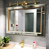 Modern minimalist bathroom wall-mounted mirror bathroom mirror wall-mounted vanity mirror bathroom LED light vanity mirror