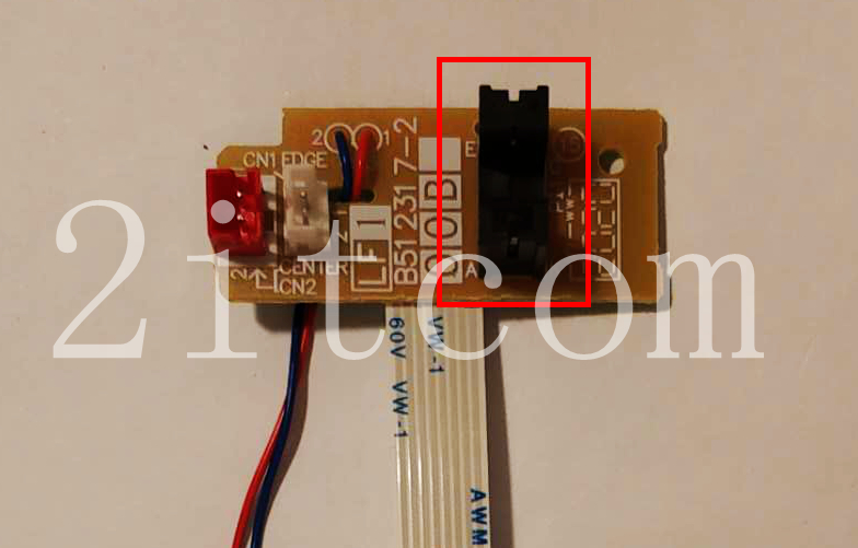 7055 7055 7057 7360 7470 Back cover 7400 7400 7450 7600 7600 of paper fixing sensor