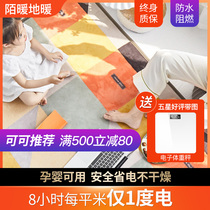 Suede Ground Warm Cushion Graphene Carbon Crystal Geothermal Cushion Electric Heating Fever Carpet Yoga Mat Home Fever Floor Heating Mat