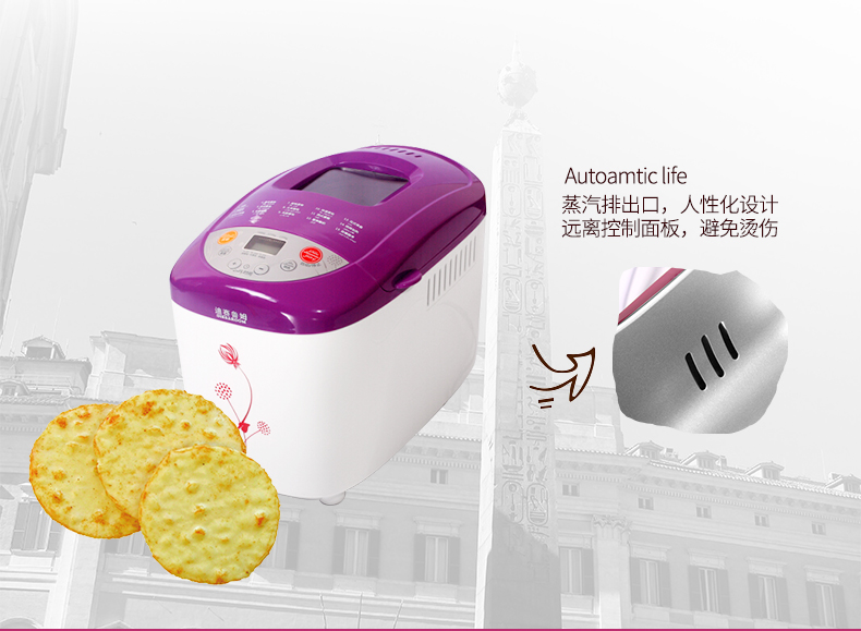 Máy làm bánh mỳ Desairum DS4001 tự động trộn mứt sữa chua máy làm bánh mì gia đình loại nào tốt
