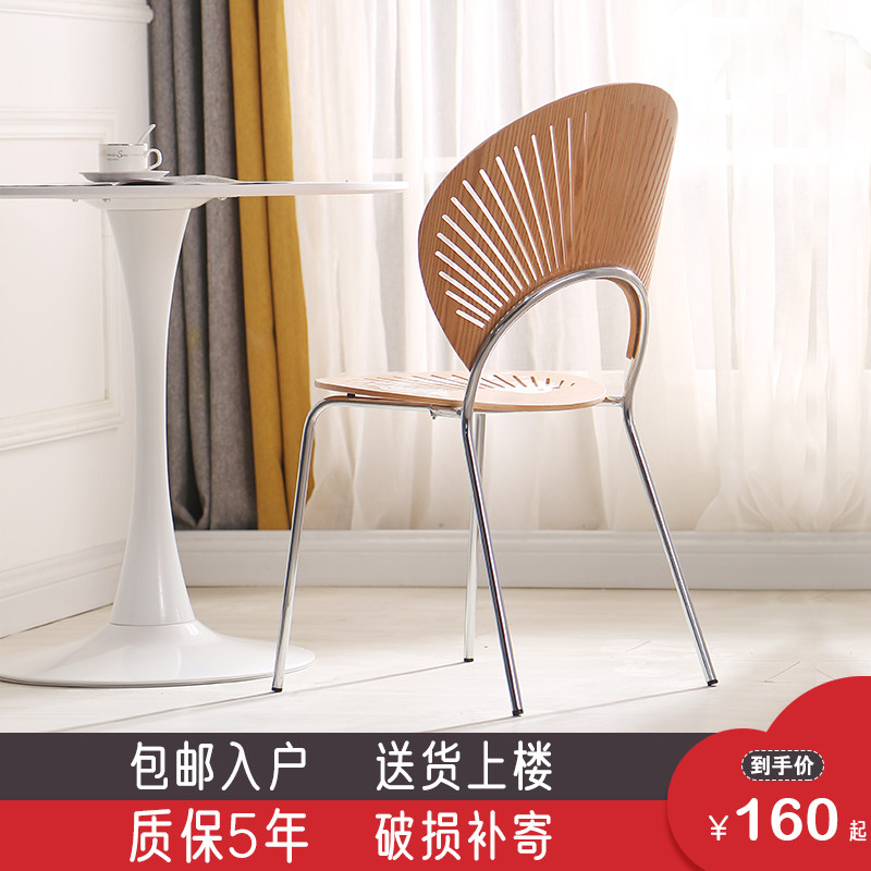 Simple casual white paint coffee table milk tea negotiation reception table ins tulip balcony small round table and chairs