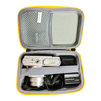 Suitable for Panasonic Gf7 Mirrorless Digital Camera Storage Bag, Portable Shockproof Bag, Inner Dimensions 17*10*7cm, Hard Shell Bag
