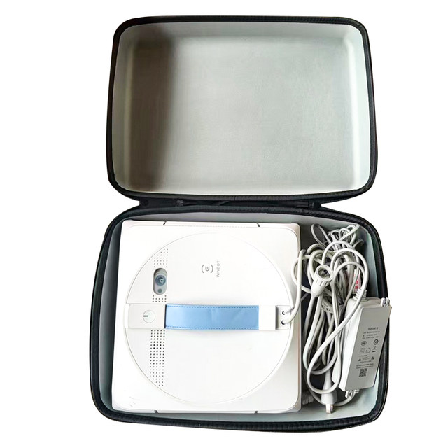 Suitable for Ecovacs Window Cleaner W1S Upgraded Version Window Cleaning Robot Storage Bag Hard Shell Shockproof Bag Portable Handbag