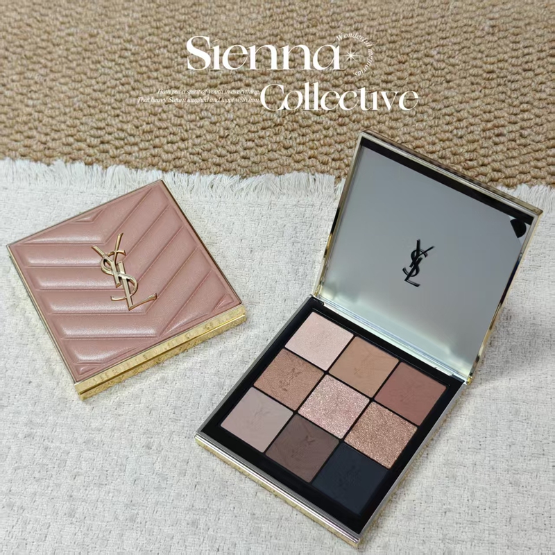 First Come, First Served! Ysl's New 2026 Colors and New Palette! Limited Edition Leather Nine-Color Eyeshadow Palette Nude Hours