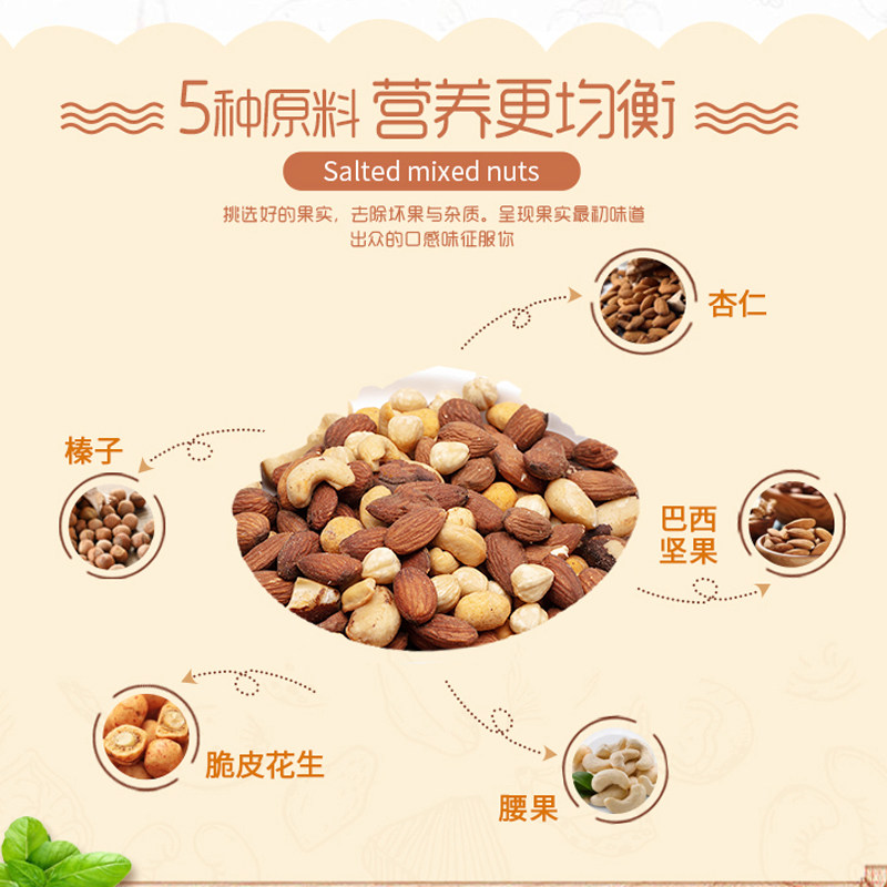 临期 澳大利亚进口 J.C.'s 杰思 盐焗味混合坚果 930g 聚划算双重优惠折后￥57.5包邮包税