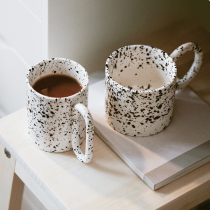 Zetten House INS Breakfast Big Cup Mouth Large Capacity Coffee Cup Creative Personality Home ceramic Mark Cup without cover