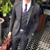 Thu đông 2018 mới chú rể phù hợp với bộ vest nam blazer nam Suit phù hợp