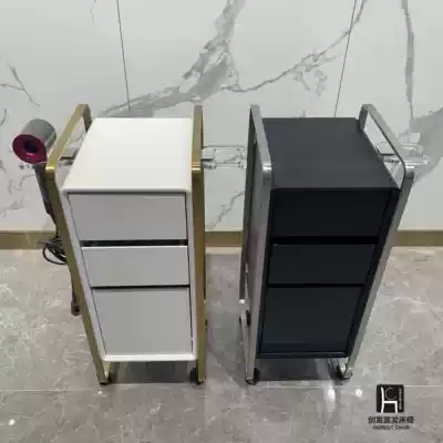 Net celebrity hair salon trolley Hair salon beauty salon special tool cart with cabinet drawer mobile storage counter