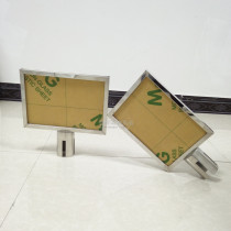 a4 signboard a3 stainless steel plug card railing seat plug card Water card Isolation belt billboard horizontal card vertical card
